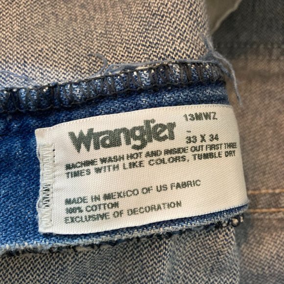 Wrangler Blue Straight Leg Jeans - Picture 6 of 9